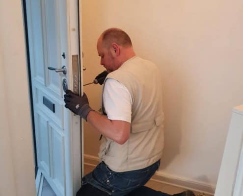 Oplukning Sikkerhedsdør